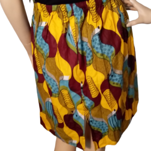 Rechte Mini Rok Ankara High-Low - Taille 80-90cm