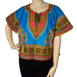 Unisex Hemd Blauw Roze - Voor Dames en Heren - Kleurrijk Design