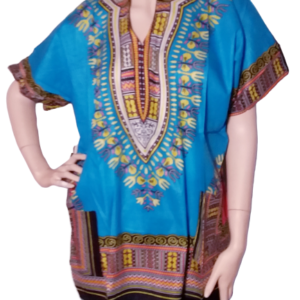 Dashiki hemd blauw