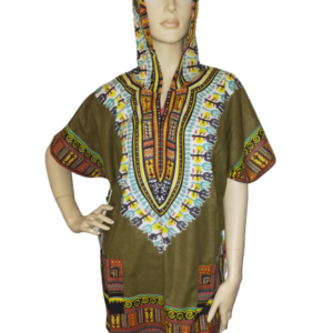 Heren Dashiki leger groen