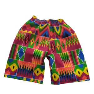 Kente Kinder Korte Broek - Afrikaanse Print Shorts