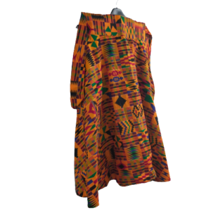 kente Ghanese Rok Geel Met Ritsluiting
