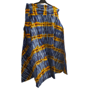 Maxi Afrikaanse Rok Licht Blauw Ankara Skirt