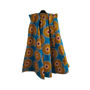 Maxi Rok Blauw Circle
