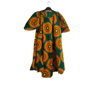 Zomer Afrikaanse Jurk Groen Circle