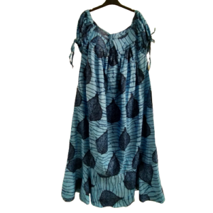 Maxi zomer Jurk Licht Blauw