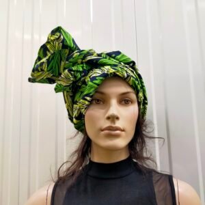Afrikaanse Hoofddoek Groen 55x170cm