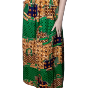 Maxi Rok Groen Tas Design - L102 Taille 66-90cm