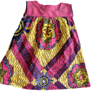 Roze Kinder Jurk - Afrikaanse Stijl Meisjes