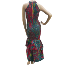 Lange Feestelijke Smook Jurk Party Afro Dress - Elegante Maxi Jurk voor Dames