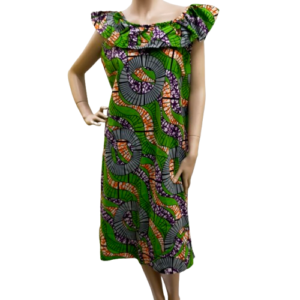 Jurk Afro Vibes Summer Dress - Kleurrijke Afrikaanse Zomerjurk voor Dames