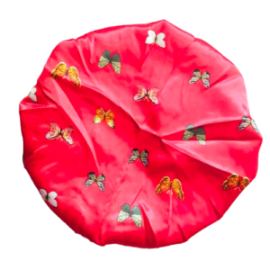Bonnet Rode Vlinder - Comfortabele Hair Care Cap