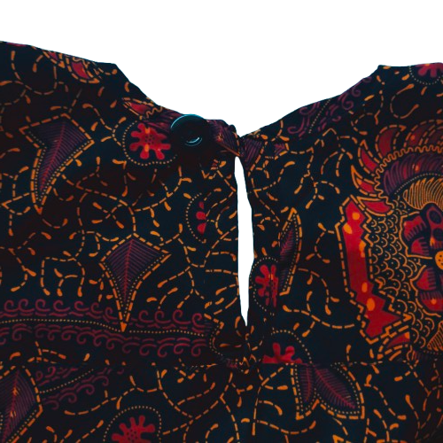 Rechte Jurk Bruin - Tijdloze Afrikaanse Maxi Jurk voor Dames - Afbeelding 2