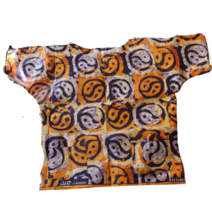 Brocade Kinder Top Oranje - Luxe Afrikaanse Mode