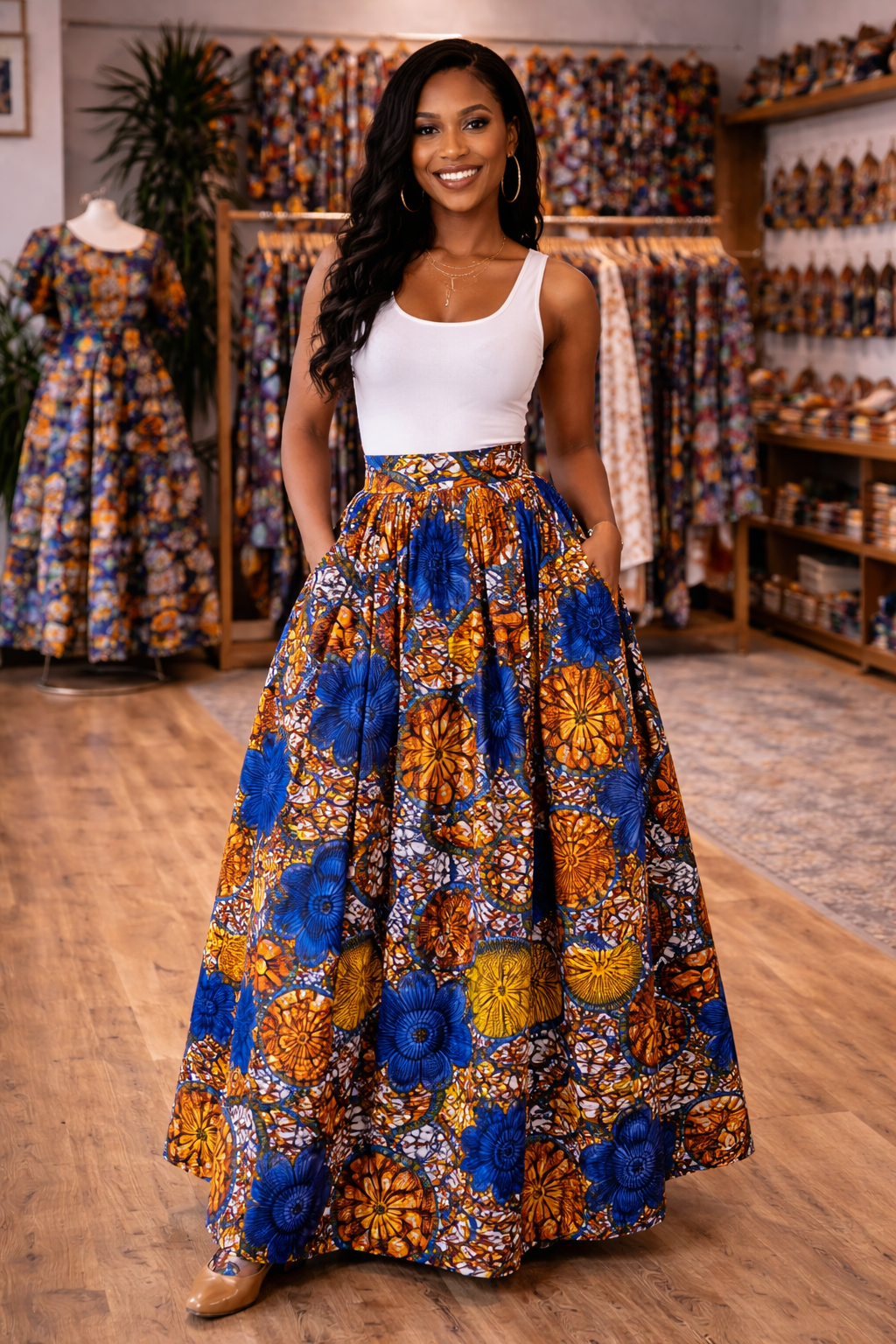 Afrikaanse Maxi rok