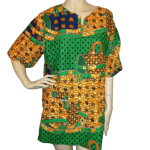 Herenhemd Tas Groen - Afrikaans Katoen - Grote Maat 4XL