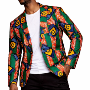 Afrikaanse Blazer Groen Victoire - Elegante Herenjas