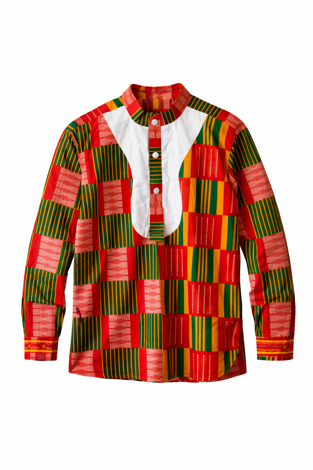 Kente Ghana Clothing Blazer - Traditionele Herenjas - Afbeelding 2