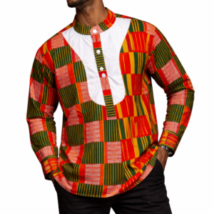 Kente Ghana Clothing Blazer - Traditionele Herenjas