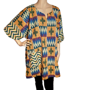 Kente Hemd Heren Groen - Grote Maat 6XL - L75 PTP80