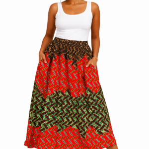 Rok 4 Kleuren Afrikaanse Mode - L102 Taille 94-120cm