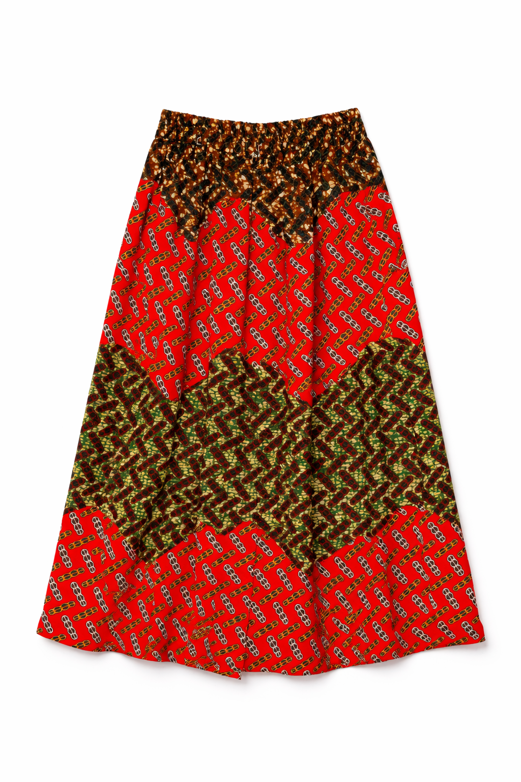 Rok 4 Kleuren Afrikaanse Mode - L102 Taille 94-120cm - Afbeelding 2
